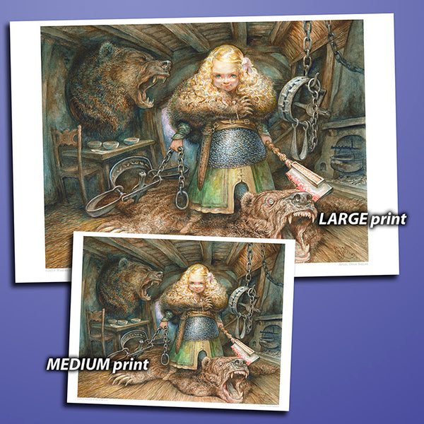 Print - Flaxen Intruder