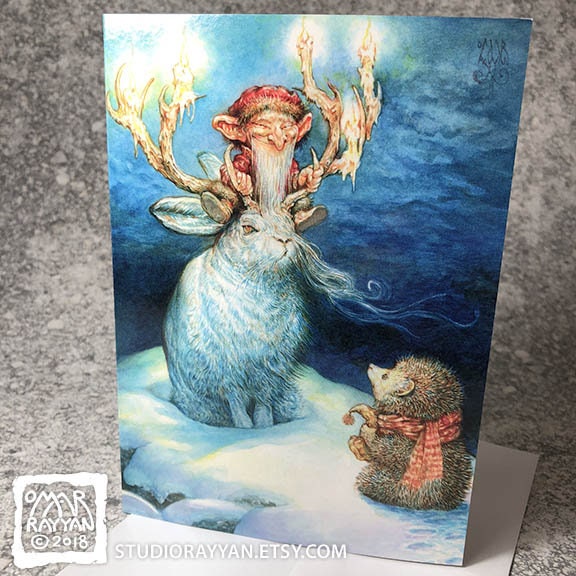 Greeting Card - Old Man of Winter