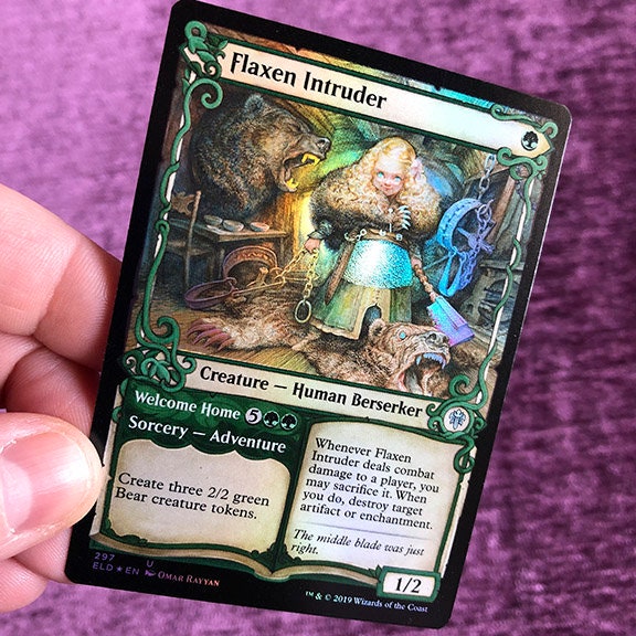 Artist Proof Card - Flaxen Intruder