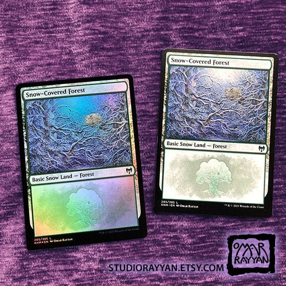 Artist Proof Card - Snow-Covered Forest