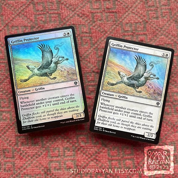 Artist Proof Card - Griffin Protector