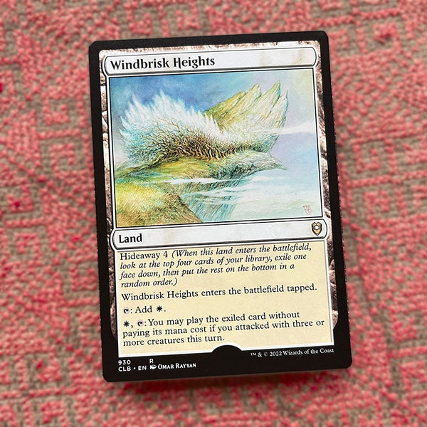 Artist Proof Card - Windbrisk Heights