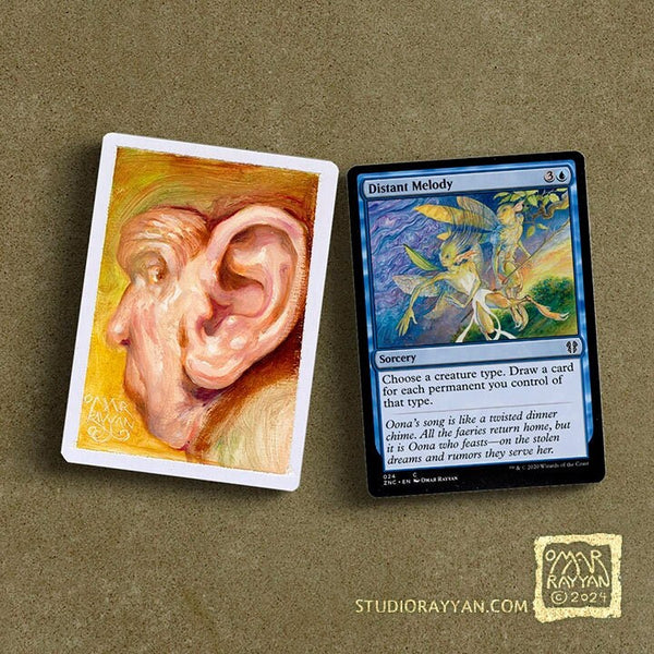 Painted Artist Proof Card - Distant Melody