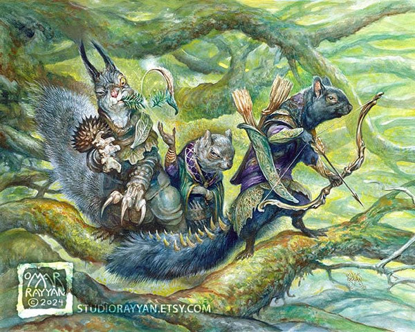 Print - Odd Acorn Gang