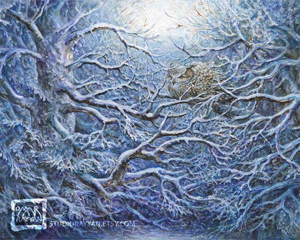 Print - Snow-Covered Forest