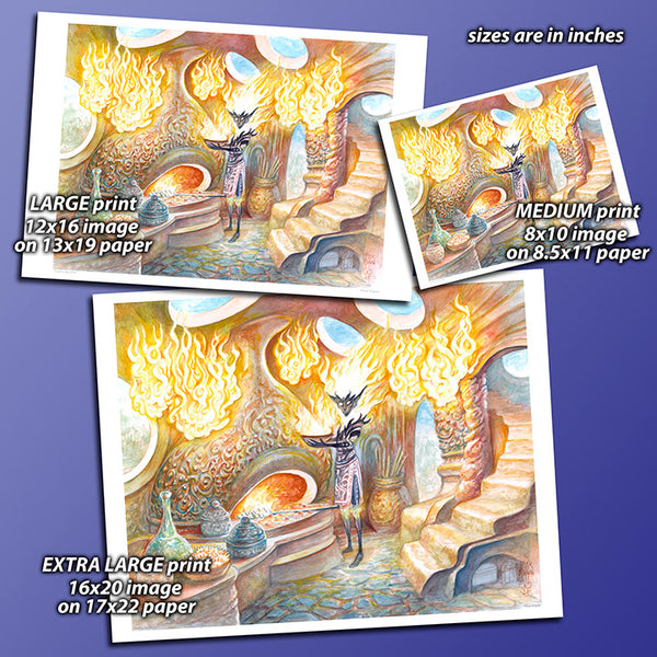 Print - Tend to the Kiln