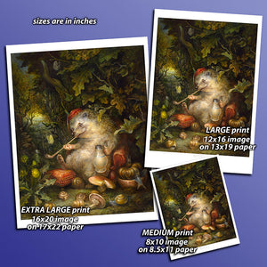 Print - Ale and Snails
