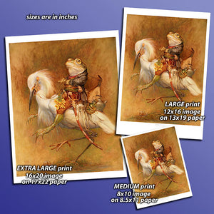 Print - And He Did Ride