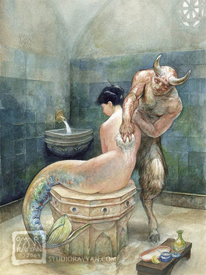 Print - Bathing the Nereid