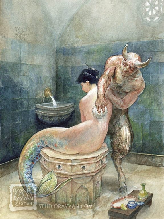 Print - Bathing the Nereid