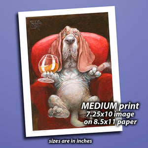 Print - Brandy and Basset