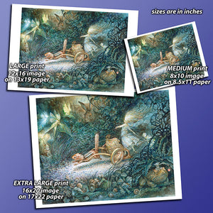Print - Chipmunk Chariot