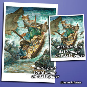 Print - Coming Ashore