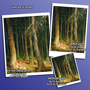 Print - Frolic in the Deep Woods