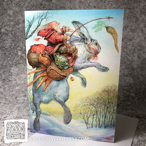 Greeting Card - Hoppy Holidays