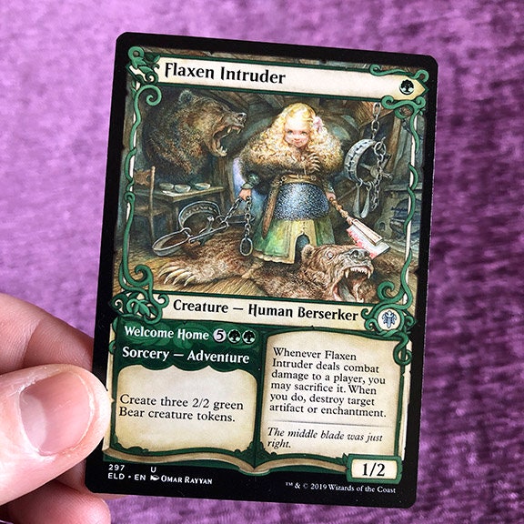 Artist Proof Card - Flaxen Intruder