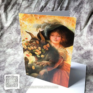 Greeting Card - Chrysanthemums