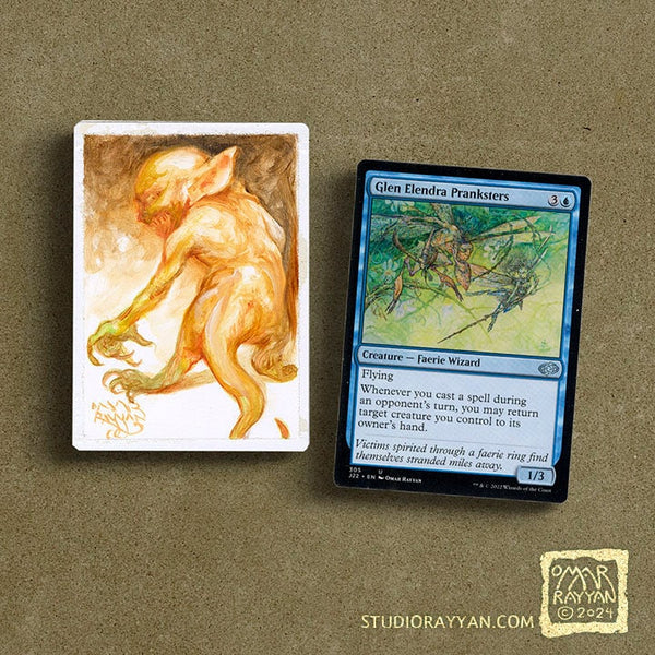 Artist Proof Card - Painted - Glen Elendra Pranksters