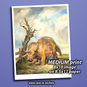 Print - Milking the Triceratops