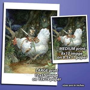 Print - Nobody Here But Us Chickens