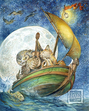 Print - Owl and the Pussycat