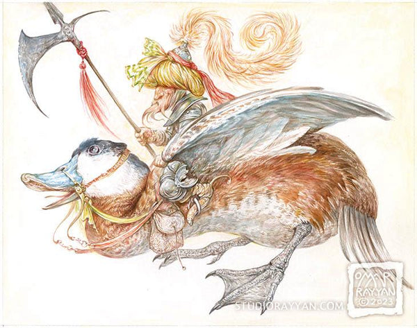 Original Watercolor Painting - Ruddy Duck