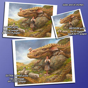 Print - Shepherdess