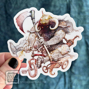 Stickers - Death Dealer on a Tricycle