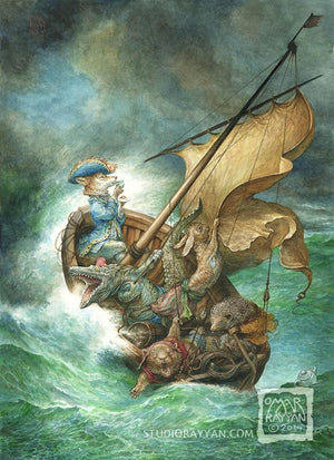 Print - Tea in the Tempest