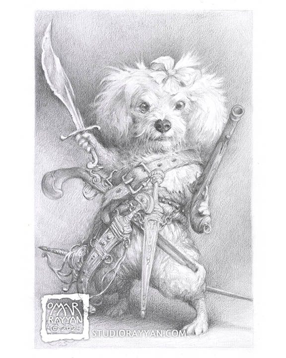 Original Drawing - Tibbles the Terrible